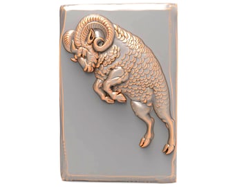 Geit STL-bestand voor CNC 3D-printer Wall Art Plaquette Rustiek dier STL Decor 3D-model voor 3D-printen cnc carving thuis muurornament