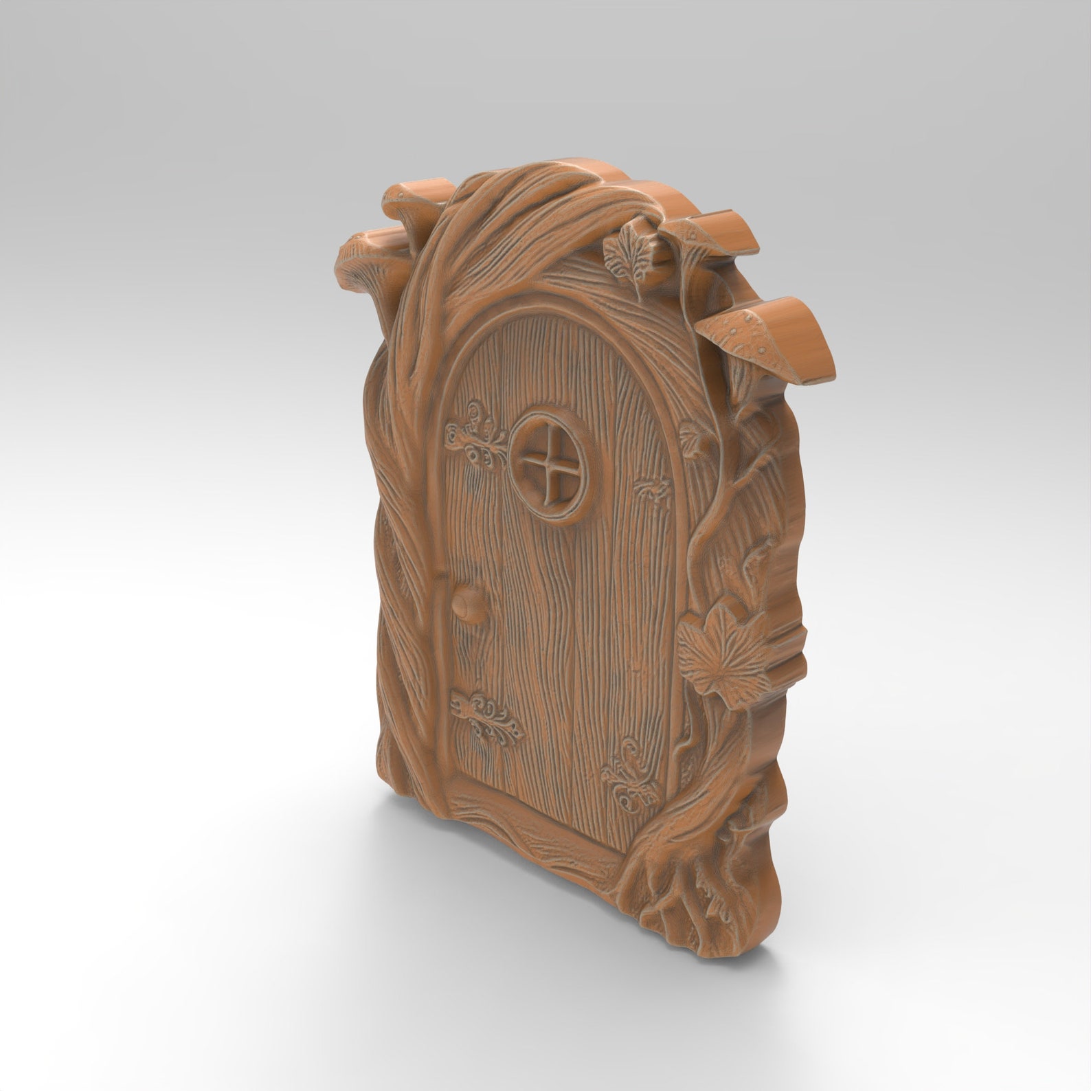 Whimsical Fairy Door 3D Model STL File for CNC and 3D Printing ...