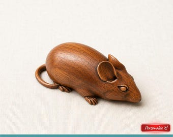 3D Printable Mouse STL File Cute Mice For CNC Router 3D Printer Laser Digital Model CNC Router Wood Carving Model Digital Download