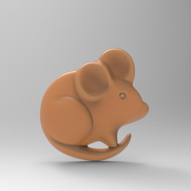3D Printable Mouse STL File Cute Mice for CNC Router 3D Printer Laser ...