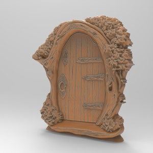Enchanting Miniature Fairy Door 3D Model - STL File for CNC and 3D ...