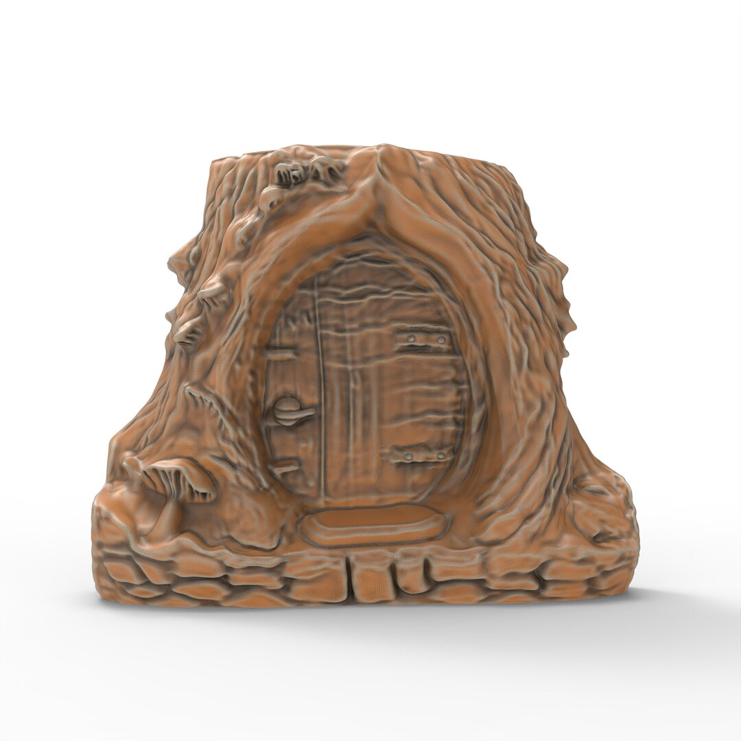 3D Printable Fairy Dool House Miniature Door STL File for CNC Router ...