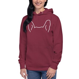 Frenchie Ears Shirt, dog, frenchie sweatshirt, french bulldog, crewneck, puppy, sweat shirt, frenchie mom, dad, dog dad, mom, frenchie gift