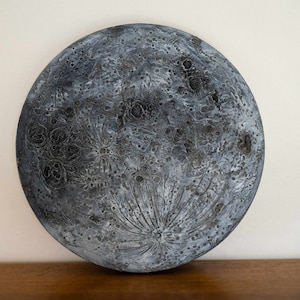 Sculptural Moon // Glow in the Dark // Moon Decor