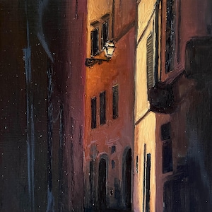 Italian Original Oil Painting // Travel Artwork