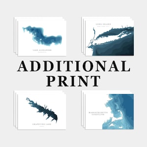 May include: Four different printable maps of lakes and coastlines. The maps are in a blue and white color scheme and feature the names "Lake Alexander", "Long Island", "Grapevine Lake", and "Massachusetts Coastline".
