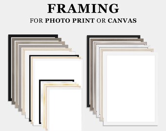 PROFESSIONAL FRAMING - Add On for Photo Print or Canvas