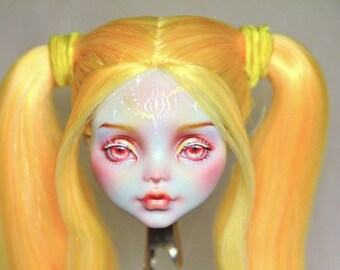 PaperArk - Jaina - OOAK Custom Art Doll Repaint Monster High Lagoona Blue Head