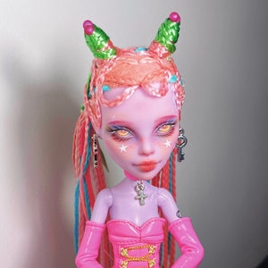 PaperArk - Goblin - OOAK Custom Art Doll Repaint Monster High Operetta Doll