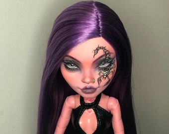 PaperArk - Goblin - OOAK Custom Art Doll Repaint Monster High Gigi Grant Doll