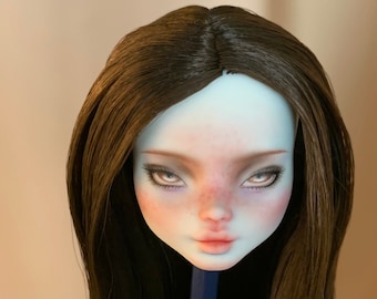 PaperArk - muliang - OOAK Custom Art Doll Repaint Monster High Frankie Stein Head