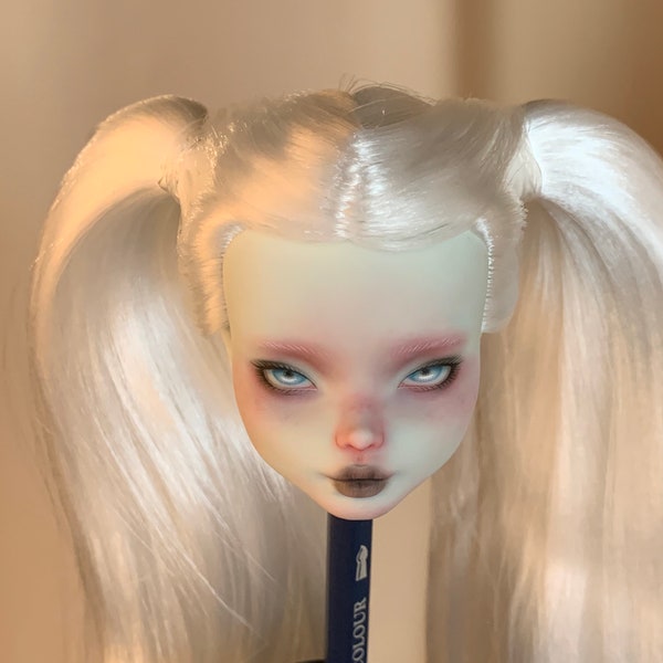 PaperArk - muliang - OOAK Custom Art Doll Repaint Monster High Frankie Stein head