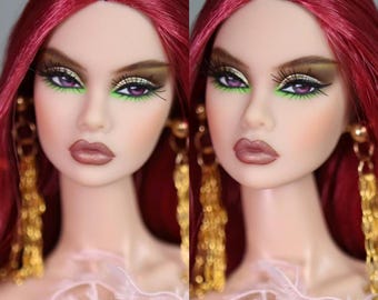PaperArk - Quentin - OOAK Custom Art Doll Poppy Parker doll head Integrity Toys (only a head)