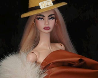 PaperArk - kkzz - OOAK Custom Art Doll Repaint Poppy Parker doll head  Integrity Toys
