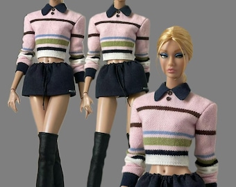 PaperArk - Yan - OOAK Custom Art Doll  Fashion Royalty doll Integrity Toys Clothes