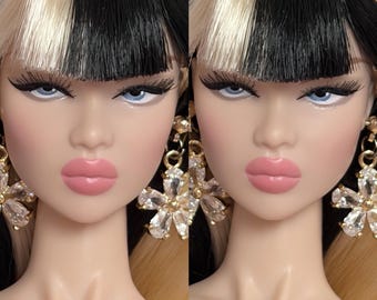 PaperArk - Lucy - OOAK Custom Art Doll Repaint Ayumi Poppy Parker doll head Fashion Royalty Integrity Toys NuFace