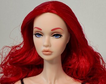 Paperark - Pooh - OOAK Custom Art Doll Poppy Parker Doll Head