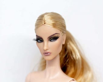 PaperArk - Uni - OOAK Custom Art Doll Repaint head Fashion Royalty Elyse Integrity Toys (only a head)