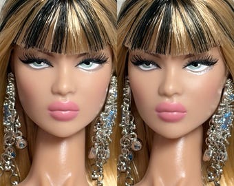 PaperArk - Lucy - OOAK Custom Art Doll Repaint Ayumi Poppy Parker doll head Fashion Royalty Integrity Toys NuFace