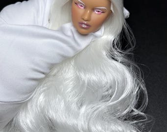 PaperArk - Domi - OOAK Custom Art Doll Repaint Erin doll head Fashion Royalty Integrity Toys. (only a head)