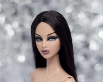 PaperArk - Uni - OOAK Custom Art Doll Repaint  Fashion Royalty Isha doll head Integrity Toys NuFace
