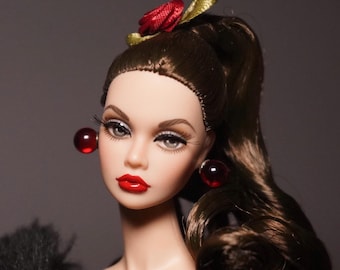 PaperArk - Momoka - OOAK Custom Art Doll Repaint Poppy Parker Puppenkopf Fashion Royalty Integrity Toys NuFace