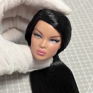 PaperArk - Lucy - OOAK Custom Art Doll Repaint Ayumi Poppy Parker doll head Fashion Royalty Integrity Toys NuFace