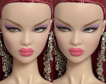 PaperArk - Lucy - OOAK Custom Art Doll Repaint Ayumi Poppy Parker doll head Fashion Royalty Integrity Toys NuFace