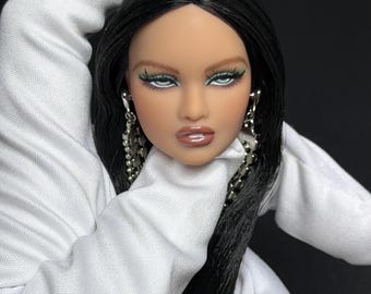 PaperArk - Domi - OOAK Custom Art Doll Repaint Erin doll head Fashion Royalty Integrity Toys. (only a head)