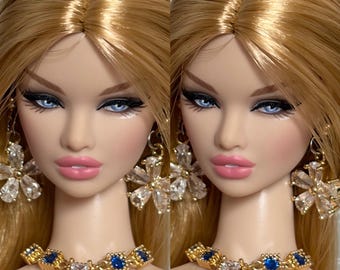 PaperArk - Lucy - OOAK Custom Art Doll Repaint Erin Poppy Parker doll head Fashion Royalty Integrity Toys NuFace
