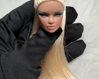 PaperArk - Domi - OOAK Custom Art Doll Repaint Poppy Parker Erin Puppenkopf Fashion Royalty Integrity Toys. (nur ein Kopf)