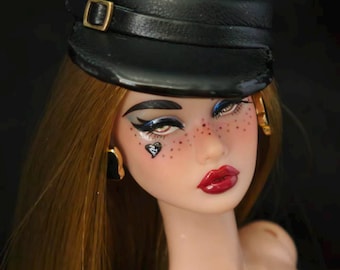 PaperArk - kkzz - OOAK Custom Art Doll Repaint Poppy Parker doll head  Integrity Toys