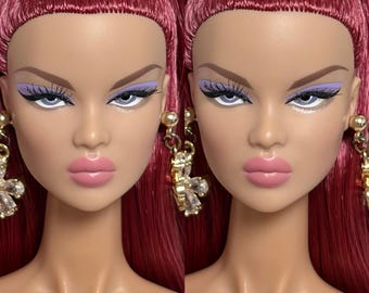 PaperArk - Lucy - OOAK Custom Art Doll Repaint Ayumi Poppy Parker doll head Fashion Royalty Integrity Toys NuFace