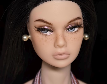 PaperArk - Maya - OOAK Custom Art Doll Repaint head Fashihon Royalty Poppy Parker Integrity Toys NuFace (only a head)