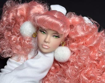 PaperArk - Domi - OOAK Custom Art Doll Repaint Poppy Parker-poppenhoofd Fashion Royalty Integrity Toys. (alleen een hoofd)