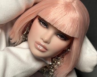 PaperArk - Domi - OOAK Custom Art Doll Repaint Erin doll head Fashion Royalty Integrity Toys. (only a head)