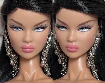 PaperArk - Lucy - OOAK Custom Art Doll Repaint Ayumi Poppy Parker doll head Fashion Royalty Integrity Toys NuFace