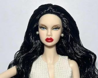 PaperArk - Iris - OOAK Custom Art Doll Repaint head Poppy Parker Integrity Toys (only a head)