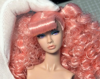 PaperArk - Lucy - OOAK Custom Art Doll Repaint Poppy Parker doll head Fashion Royalty Integrity Toys NuFace