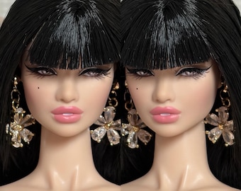 PaperArk - Lucy - OOAK Custom Art Doll Repaint Erin Poppy Parker doll head Fashion Royalty Integrity Toys NuFace