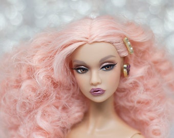 PaperArk - Uni - OOAK Custom Art Doll Repaint Poppy Parker doll head Fashion Royalty Integrity Toys (only a head)