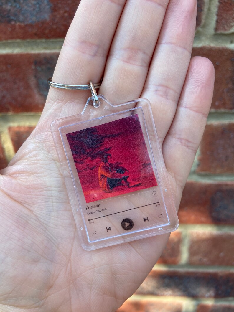 Spotify keyring Custom photo music album / song / artist