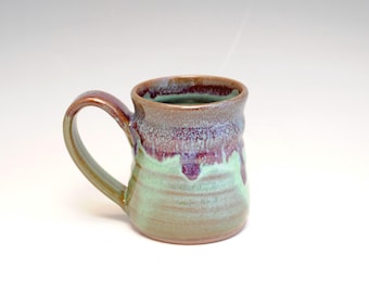 8 oz Green Mug, Small Mug, Made in Colorado, Made in the USA