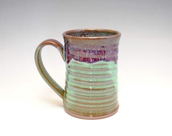 15 oz Green and Purple Mug, Made in Colorado