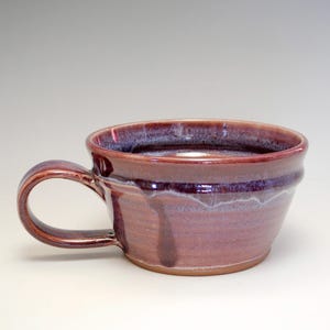 Purple Soup Bowl, Soup Mug, Cozy Mug, Large mug, 20 oz