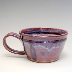 Purple Soup Bowl, Soup Mug, Cozy Mug, Large mug, 20 oz