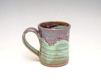 Green and Purple 8 oz Mug, Made in Colorado
