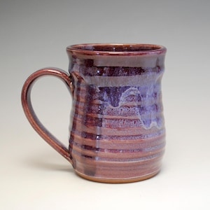 Purple Mug, 18 oz Mug, Rustic Mug, Pottery Mug, Coffee Mug, Tea Mug, Made in Colorado, Made in the USA