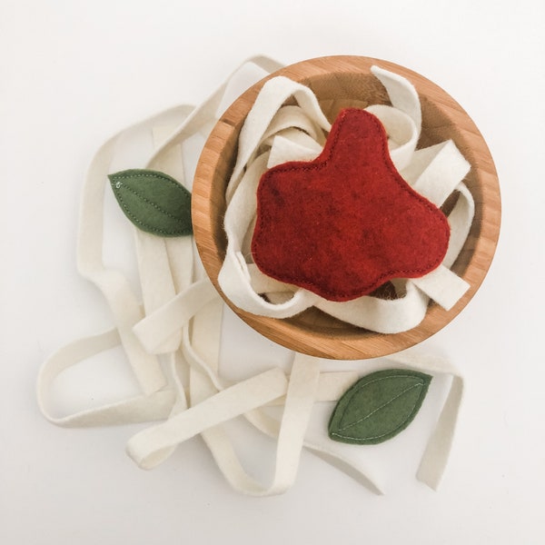 Felt Food / Felt Pasta / Felt Play Food / Play Kitchen Accessories / Pretend Food / Pretend Play Food / Ikea Duktig Food / Pretend Play