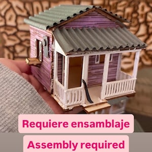 Assembled house / DIY Mini Casitas de madera